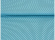 Baumwolle - Anker hellblau weiß